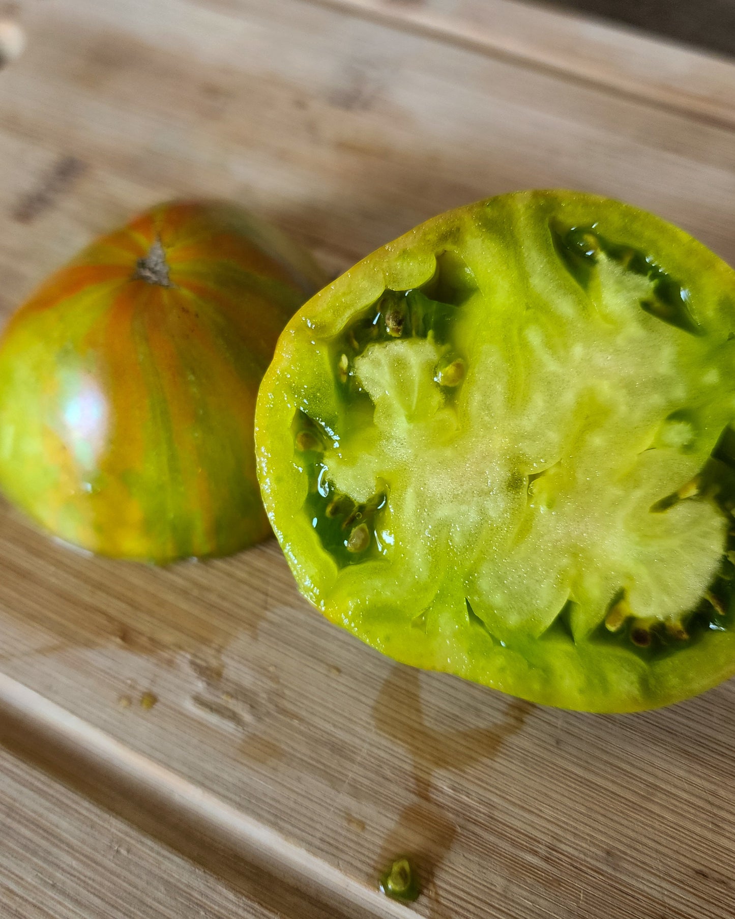 Tie Dye Green Tomato